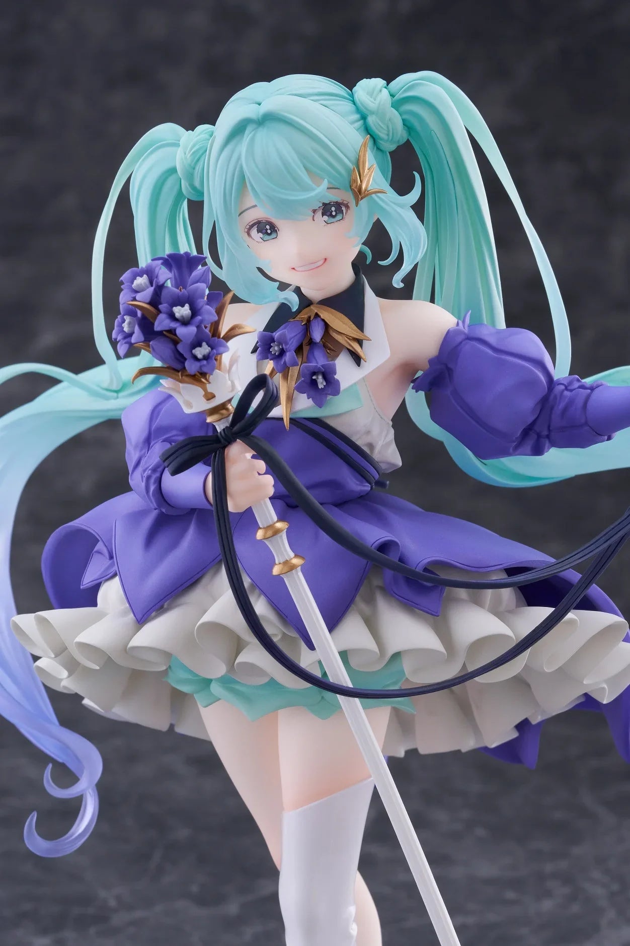 Original Taito Vocaloid Hatsune Miku 2024 Birthday Flower Ver. Figure Amp 21cm Figurine Collectible Anime Model Toy Kid Gifts