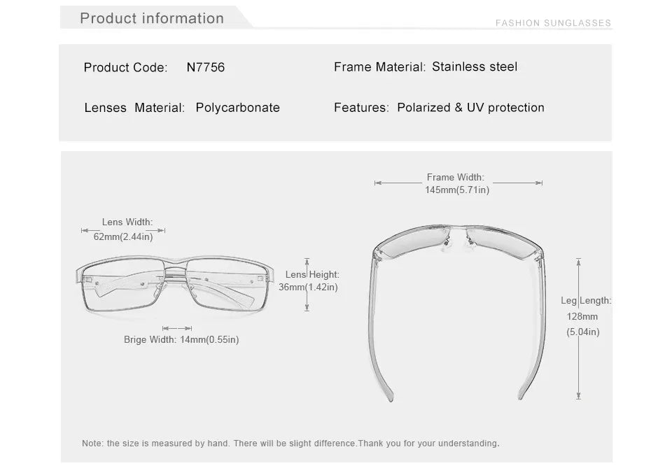 KINGSEVEN Men Polarized Sunglasses Driving UV400 High Quality Glasses Causal Rectangle Male Causal Fishing Outdoor Eyewear