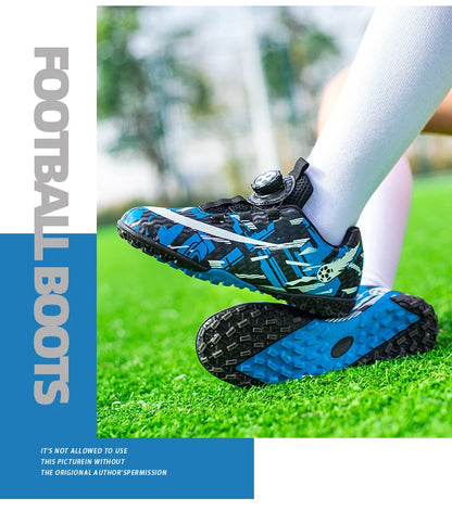 Soccer Shoes for Childrens TF/FG Outdoor Futsal Turf Training Boys Girl