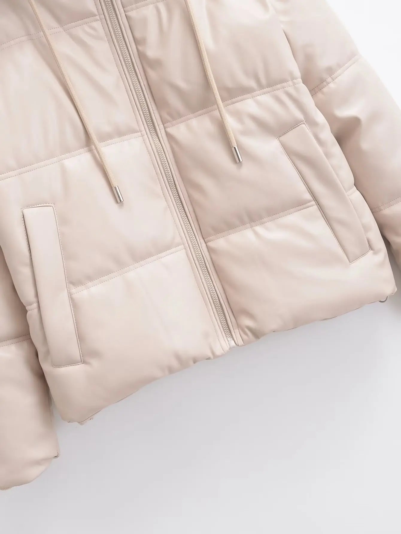 Winter Women's Cold Coat Winter Jackets for Women Warm Leather PU Parkas