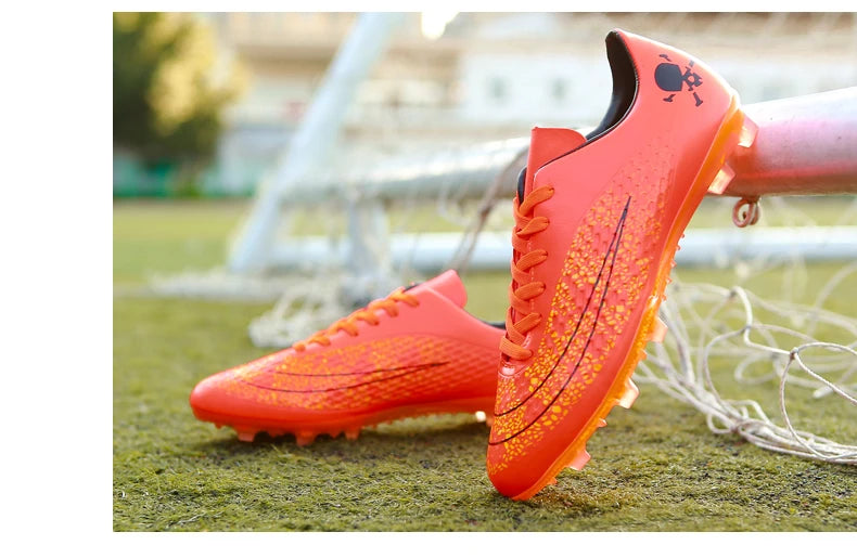 Men's Soccer Shoes Kids Children Low Top Futsal Society Training Football Boots