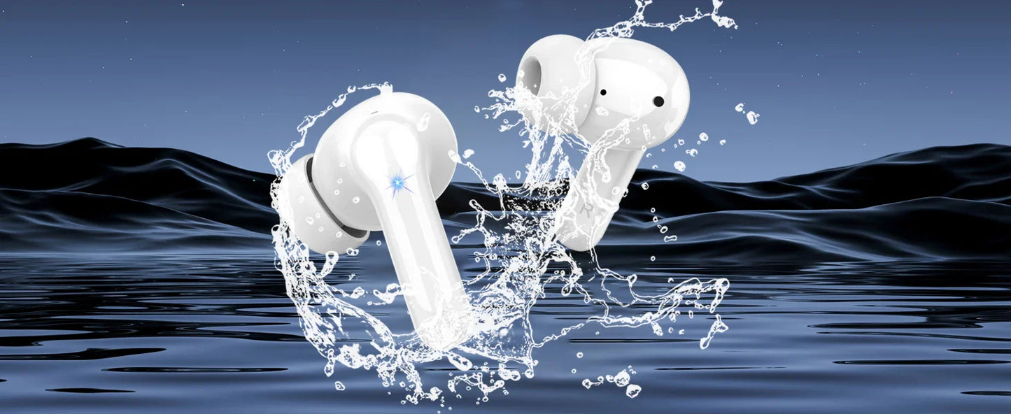 Wireless Bluetooth Earbuds HiFi Stereo Sound Smart Touch Control HD Call Low Latency for Gaming Sports Workouts