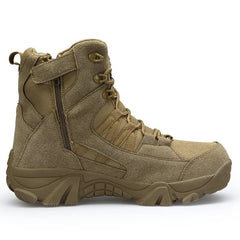 Winter Mens Military Boots Outdoor Leather Hiking Boots Men Army Special Force Desert shoes