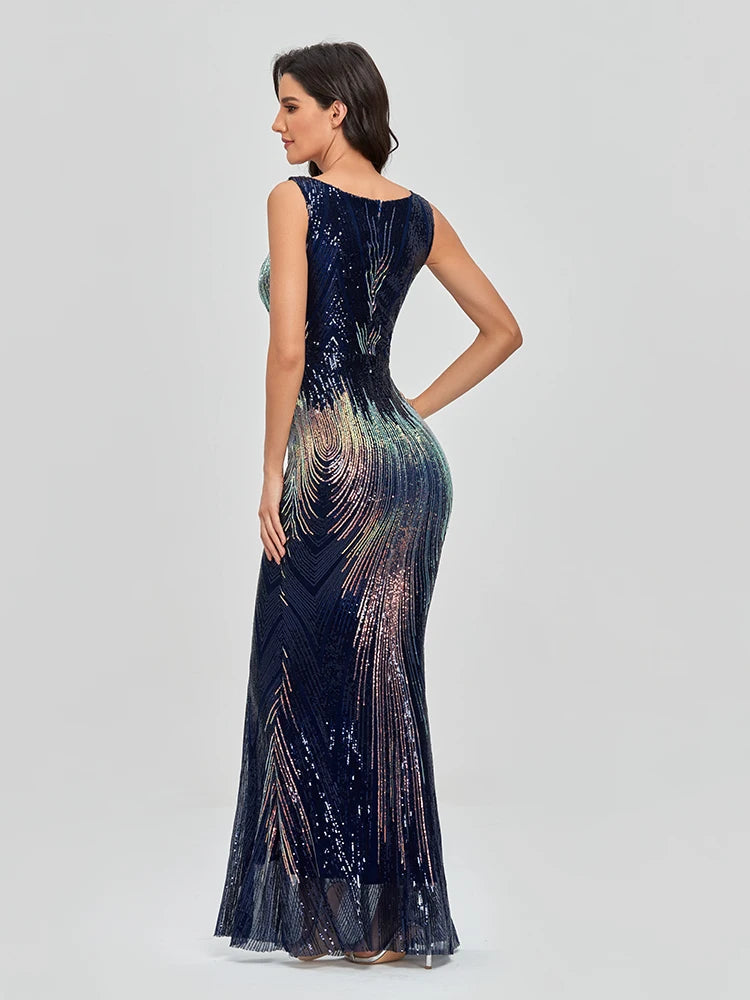 Homecoming Dresses: Evening Party Dress Shinning Sequins Mermaid Prom Gowns