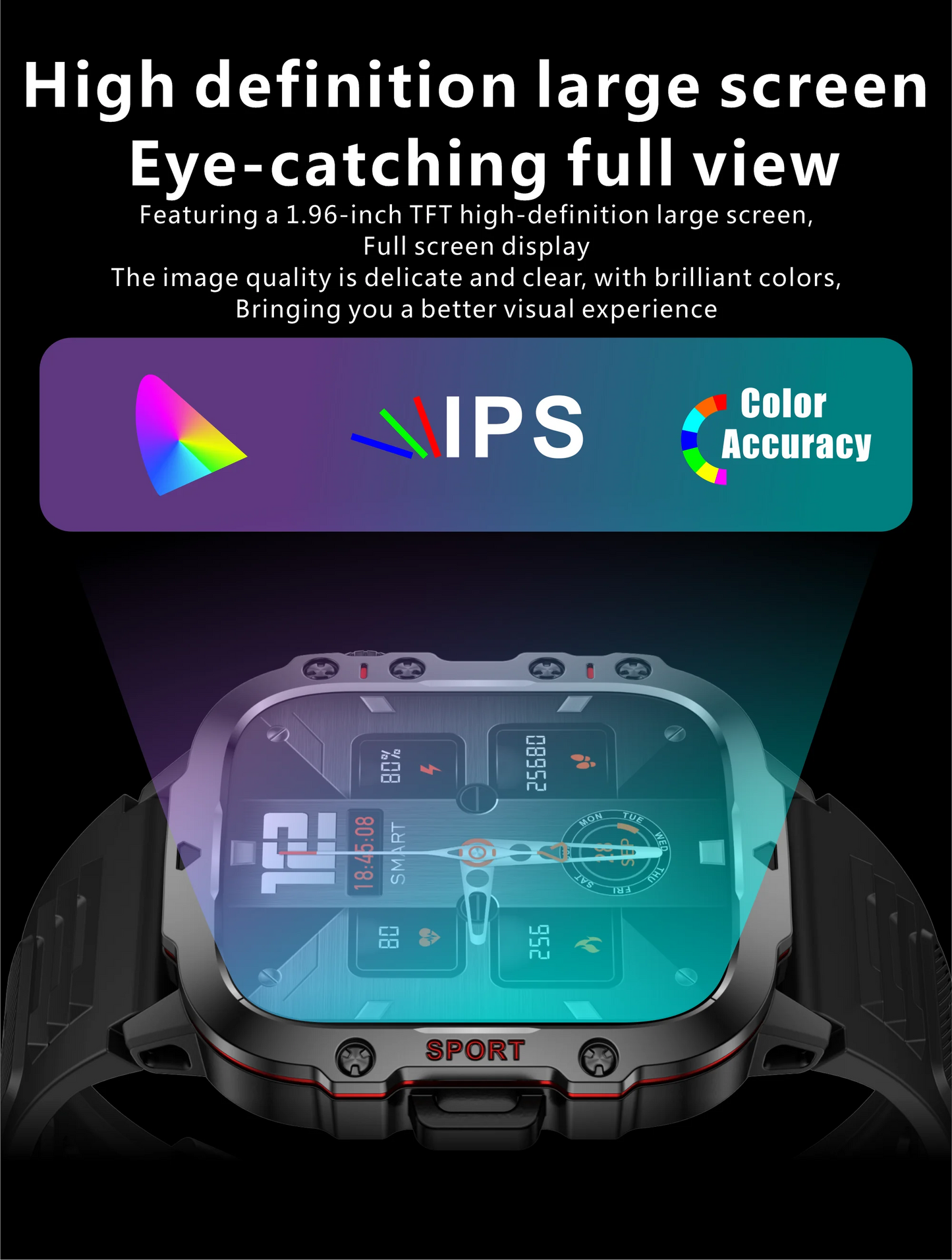 Military Men Smart Watch Bluetooth Call Fitness Clock Heart Monitor 3ATM Swim Waterproof Sport Smartwatch for IOS Android 2025