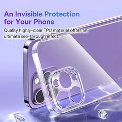 Baseus Clear Case for iPhone 16 15 14 13 12 11 Pro Max Plus Soft TPU Case for iPhone XS Max X XR Cover Transparent Phone Case