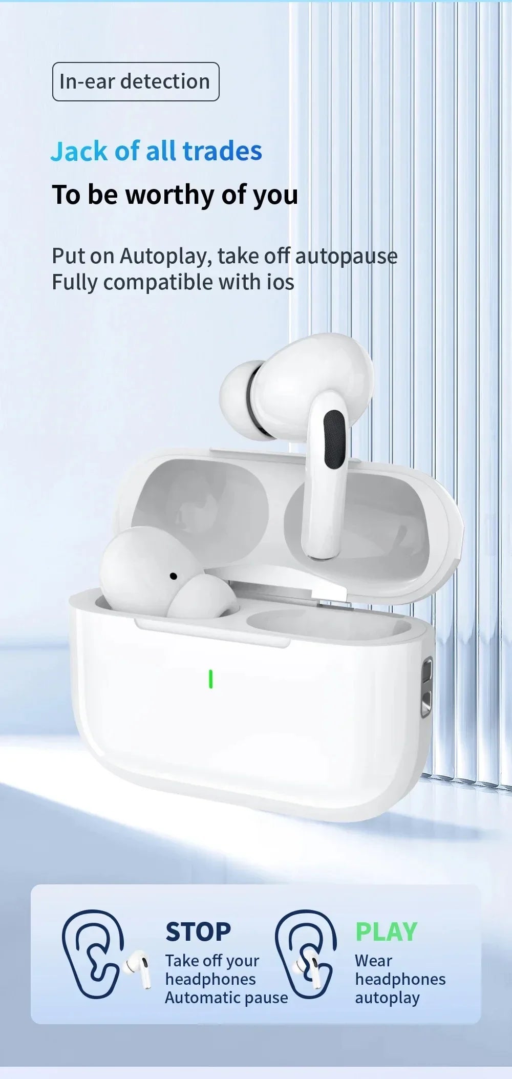 Original Airs Pro Bluetooth earphones gaming earphones wireless Bluetooth headset suitable