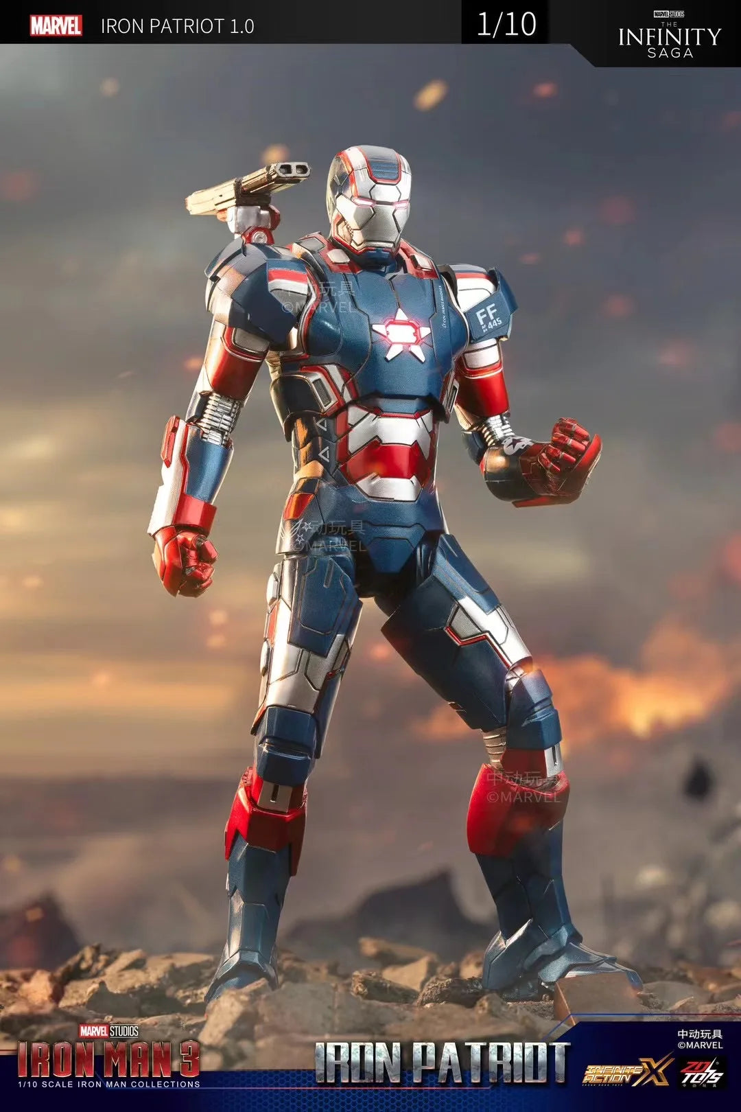 ZDTDS Original Iron Man MK37 Hammerhead MK12 MK38 Igor MK9 Iron Patriot War Machine legends Avengers Action Figure Collect Toy