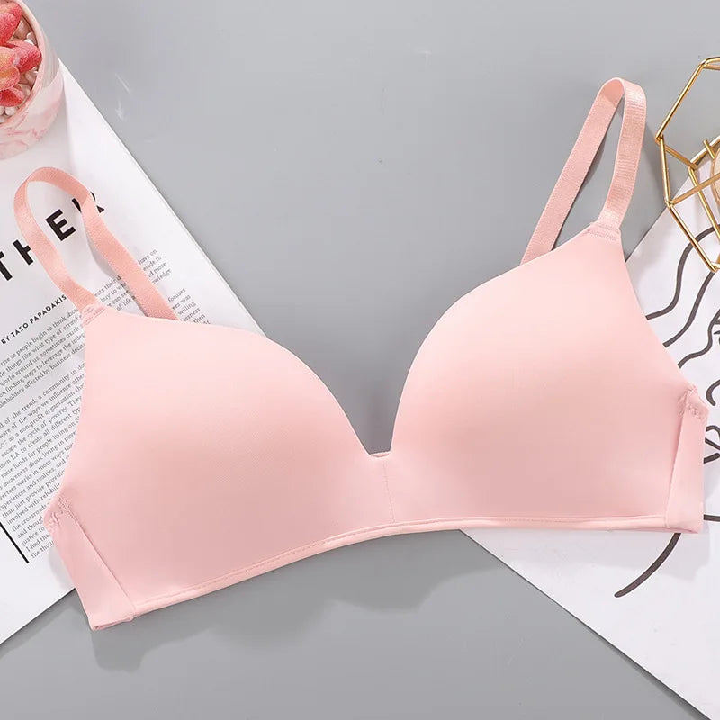 Seamless Push Up Bras Comfort Wireless Underwear Women's Breathable