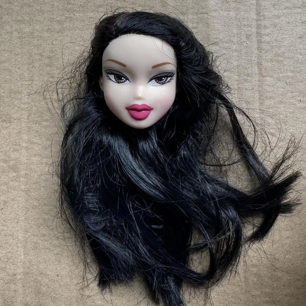 2001 Version Original Brazz Doll Multi-Joints Movable Vintage Rare Face Doll Heads Doll Shoes DIY Toys Accessories