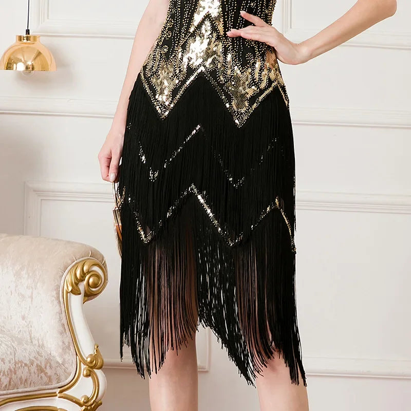 Formal attire Dresses: V-Neck Flapper Gatsby Cocktail Dress Formal Evening Prom