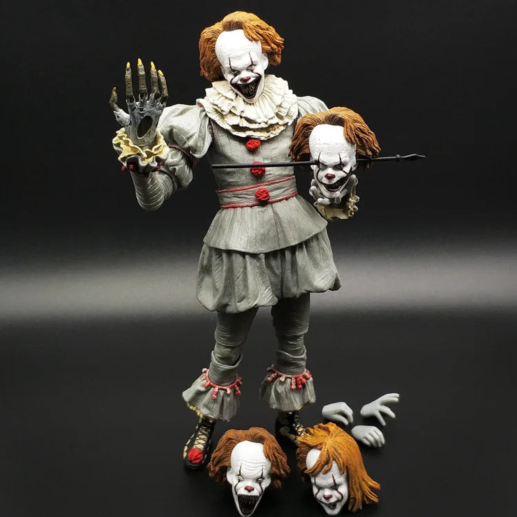 Neca Pennywise Joker Figure Stephen King'S It Pennywise Joker Clown Model Halloween Horror Toy Christmas Collect Hobbies Gifts