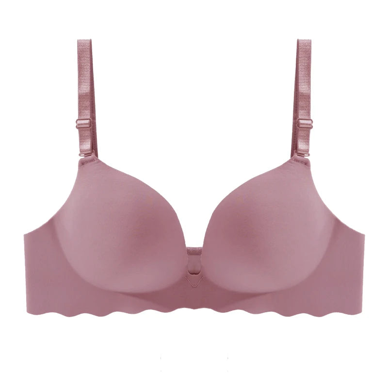 Bra Women Solid Push Up Lingerie Wire Free Bralette Female Intimates