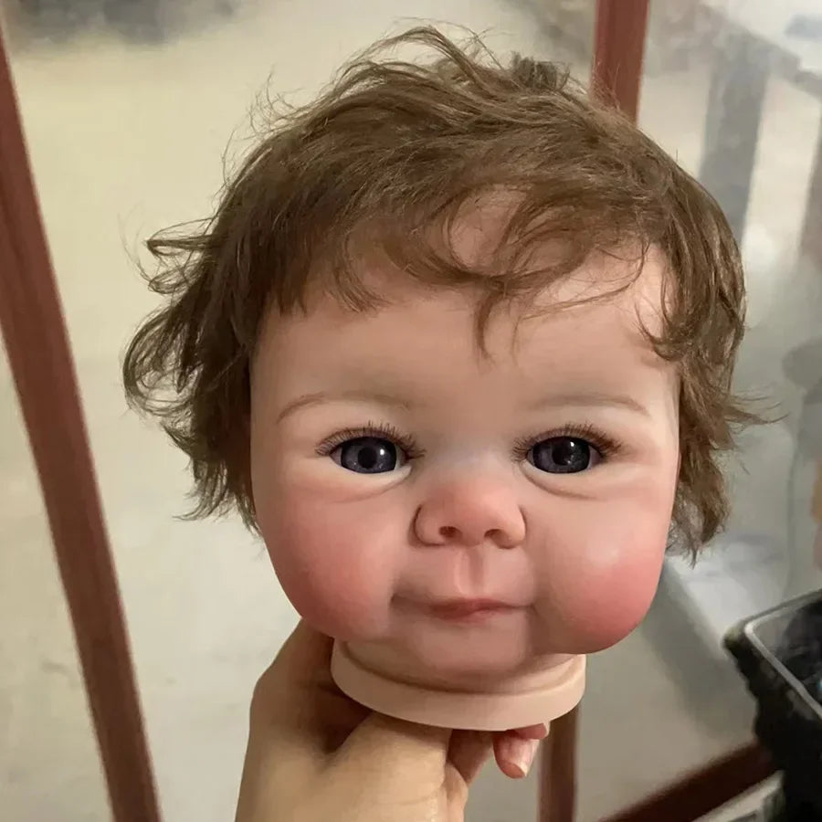 19inches Already Painted Reborn Doll Kits Juliette with Many Details Veins Unassembled Doll Parts with Cloth Body and Eyes
