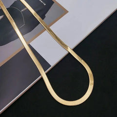 silver 18K Gold 4MM chain Necklace for Women Luxury Jewelry wedding gift choker