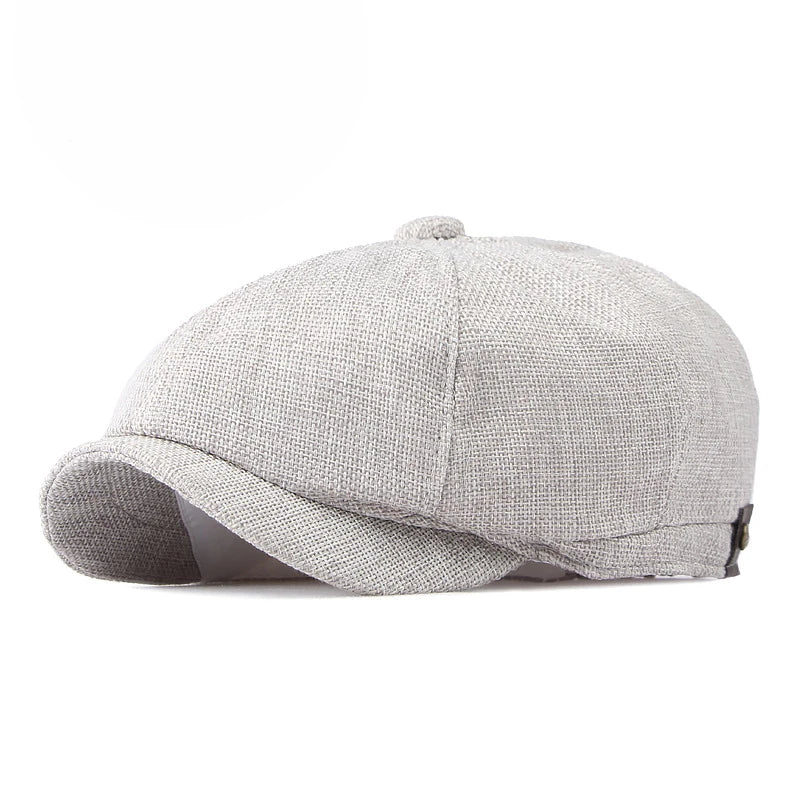 Retro Newsboy Caps Men British Painters Hats Spring and Summer Berets Herringbone Flat Cap Hip Hop Berets