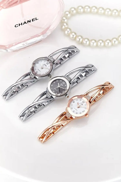 New Trendy Women Bracelet Watch Mujer Relojes Small Dial Quartz Leisure Popular Wristwatch Hour Female Elegant Watches