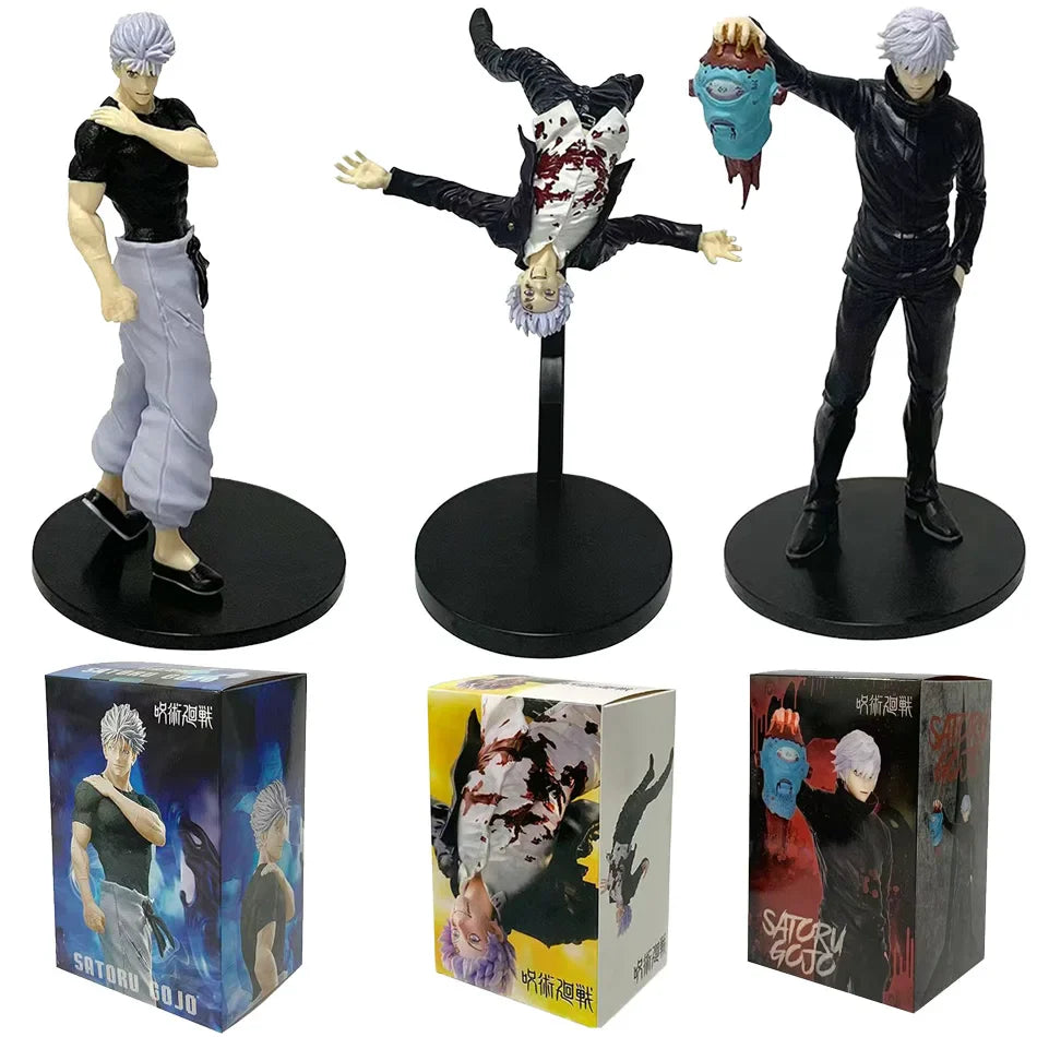 19cm Japanese Anime Jujutsu Kaisen Figure Gojo Satoru Action Figure PVC Model Toys Collectible Statue Standing Kids Gift