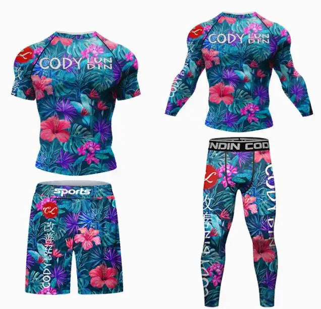 Ensembles de survêtement d'entraînement Rashguard pour enfants, combinaison de sport pour figurines, uniforme de grappin