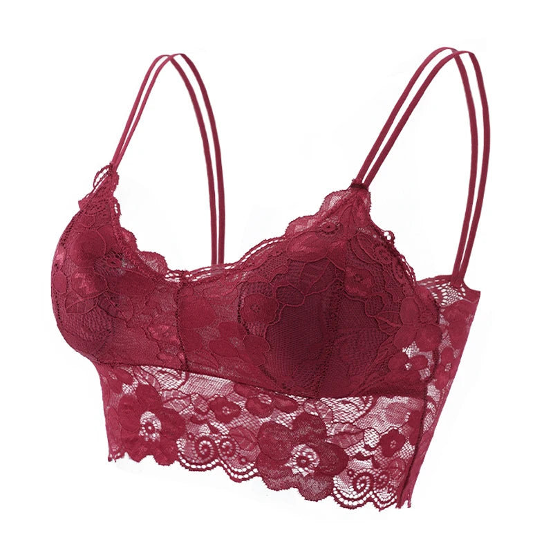 Fashion Women Bralette Bra Female Tops Female Lace Strap Wrapped Chest