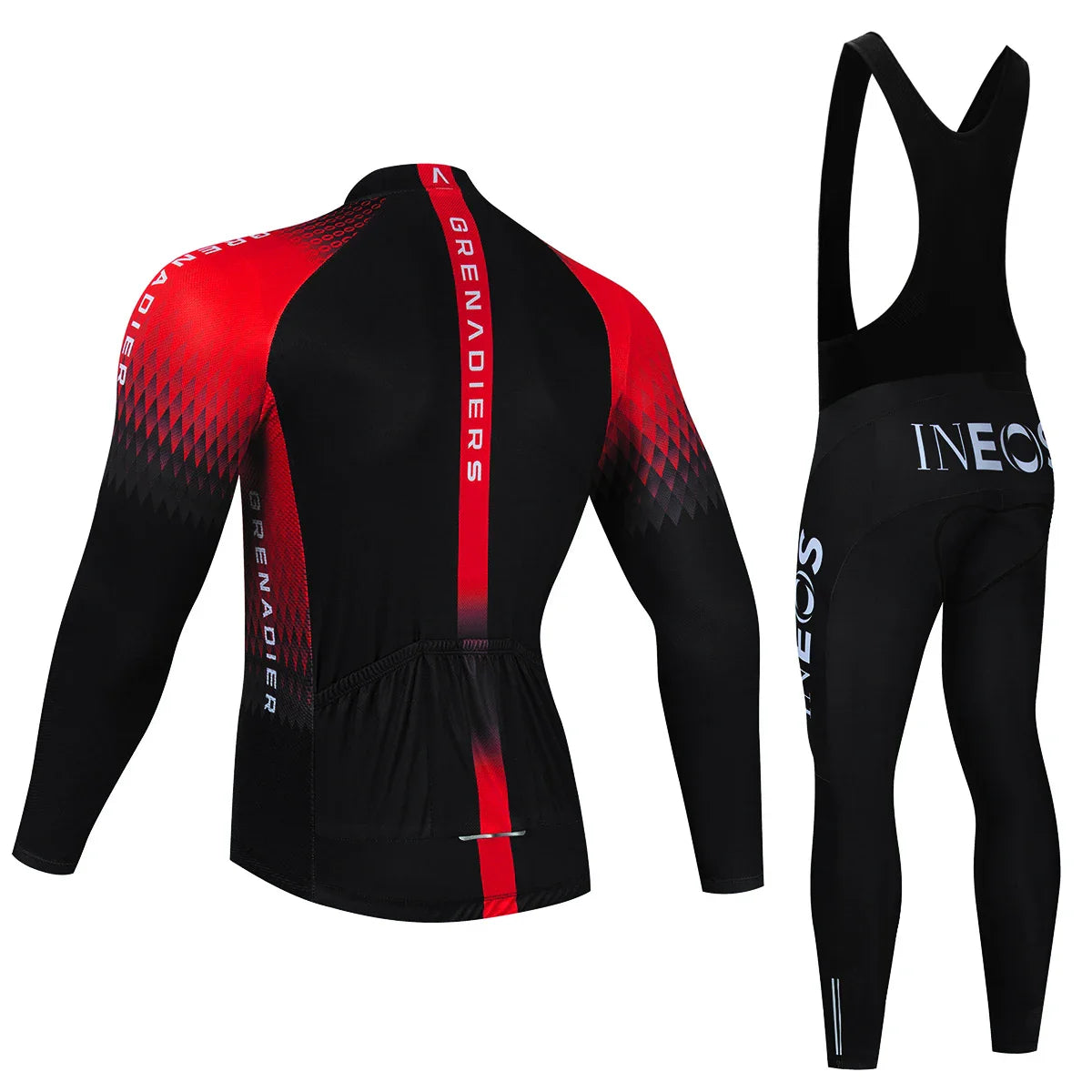 Ineos Grenadier Pro Team Tricuta Cycling Man 2022 Men's Bicycle Clothing Gel Clothes Jacket Bib Jersey Set Winter fleece Suit