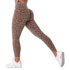 Leopard Seamless Leggings Women Soft Workout Tights Fitness Outfits