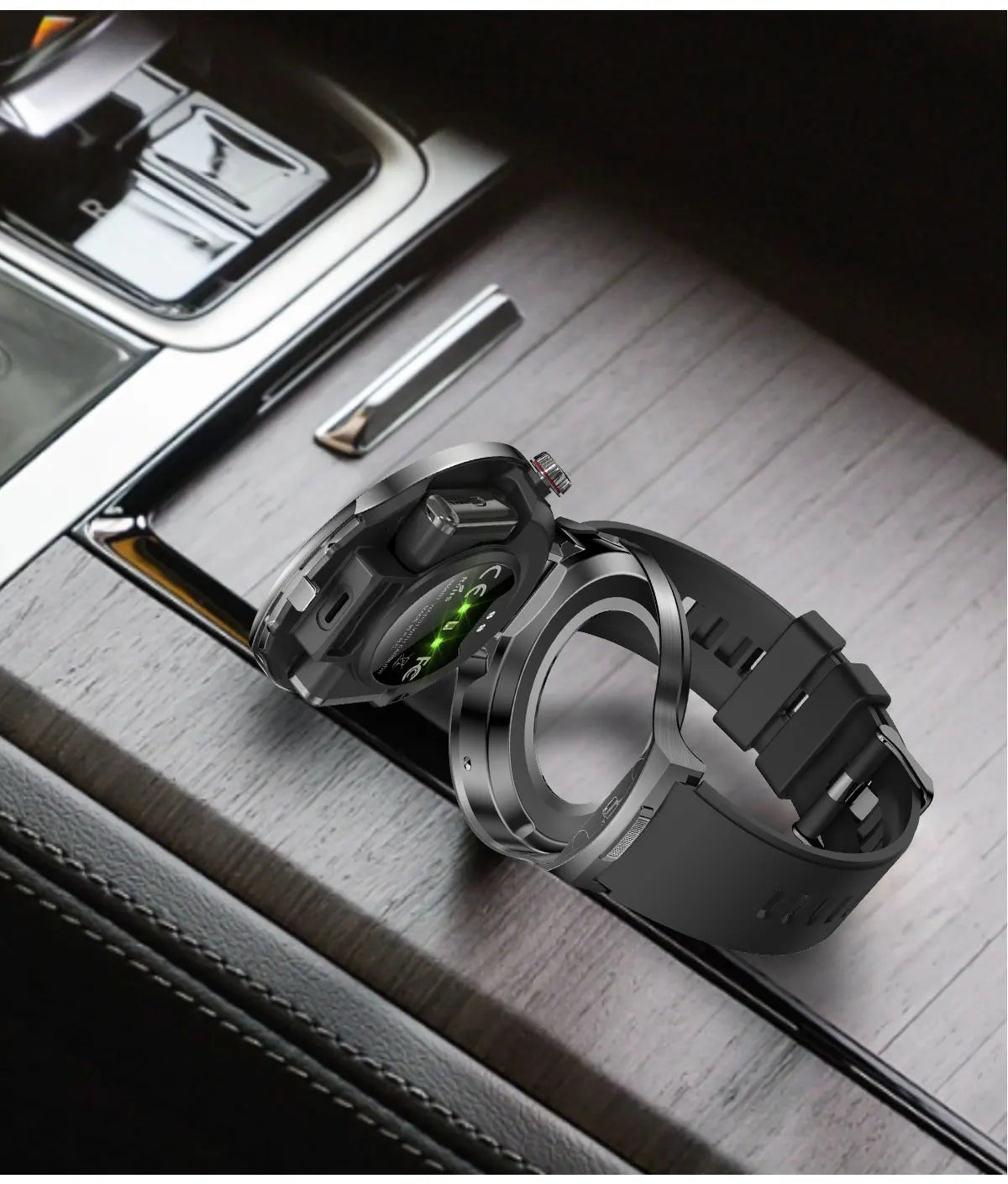 2026 T-REX3 New 2 in 1 Smartwatch With Earbuds Smartwatch TWS Bluetooth Earphone Heart Rate Blood Oxygen Monitor Sports Watch