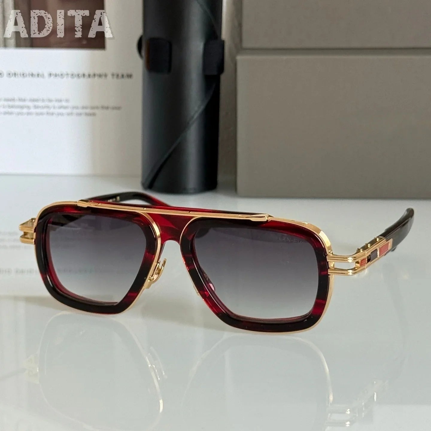 ADITA LXN EVO DTS403 Top Quality Sunglasses for Men Classic Fashion Women Luxury Brand Designer sunglasses UV400 with box