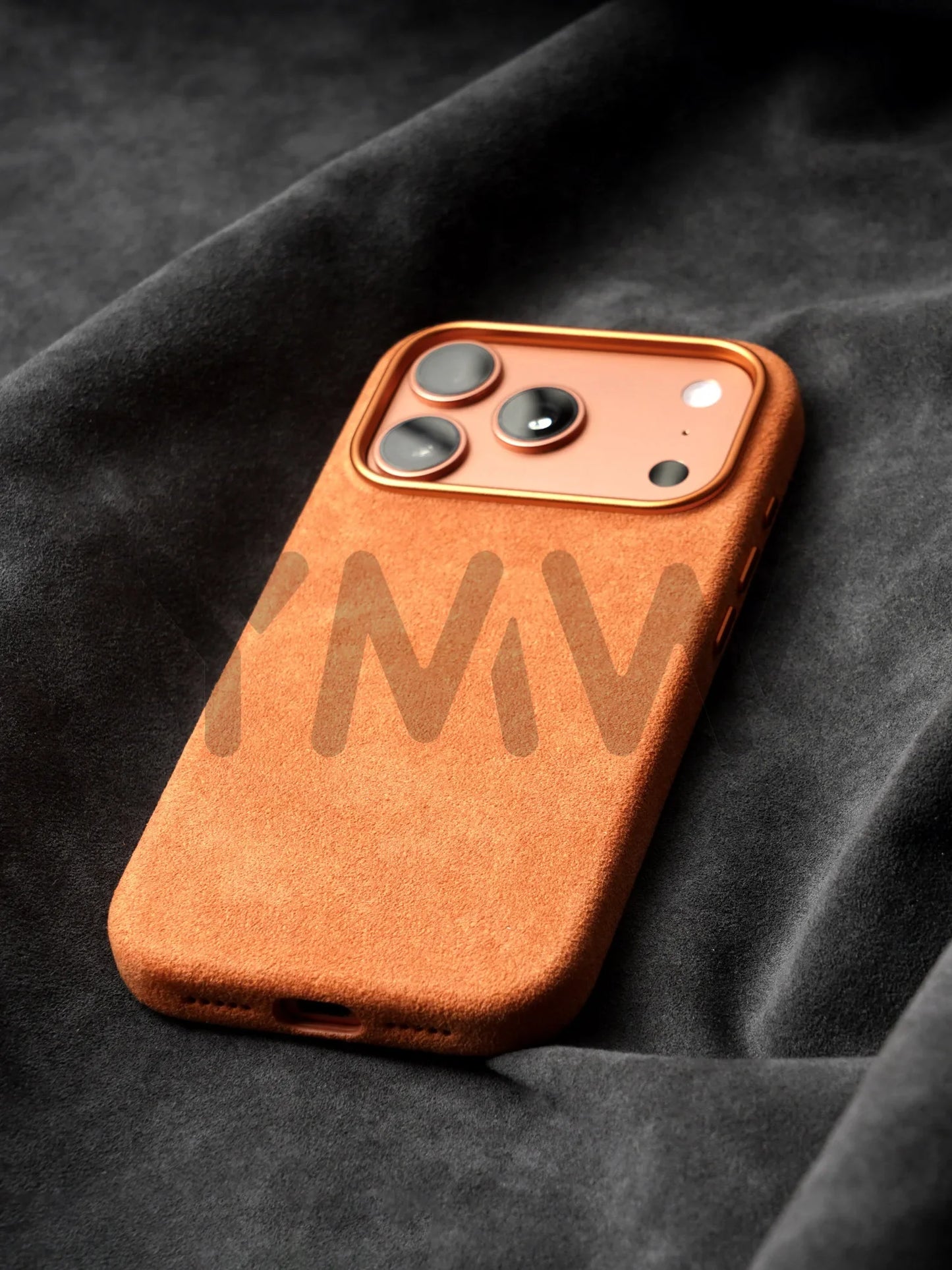 Case for iPhone 17 16 Pro Max Compatible Magsafe Business Supercar Interior Same Suede Leather Phone Cover