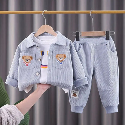 Baby Clothes Sets Spring Autumn Leisure Set Coat+Pants Two Piece Set Boys Girls op and Bottom Tracksuits Korean Version Clothing