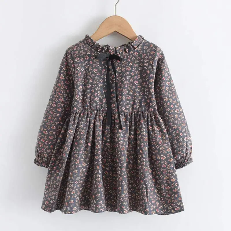 Girls Dress Spring Kids Princess Dress Casual Floral Costumes