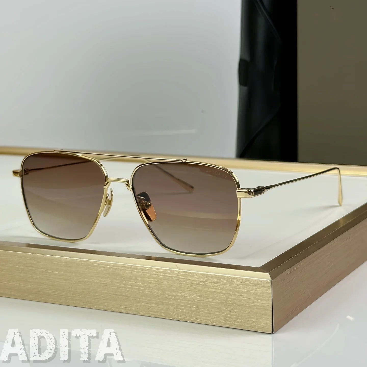 ADITA ARTOA 57 DT181 Top High Quality Sunglasses for Men and Women Luxury Brand Designer Fashion sun glasses UV400 With box