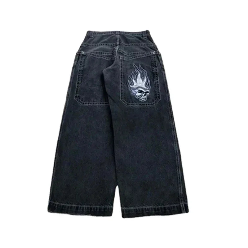 Y2K Jeans: Baggy jeans | Hip Hop Harajuku Streetwear Jeans