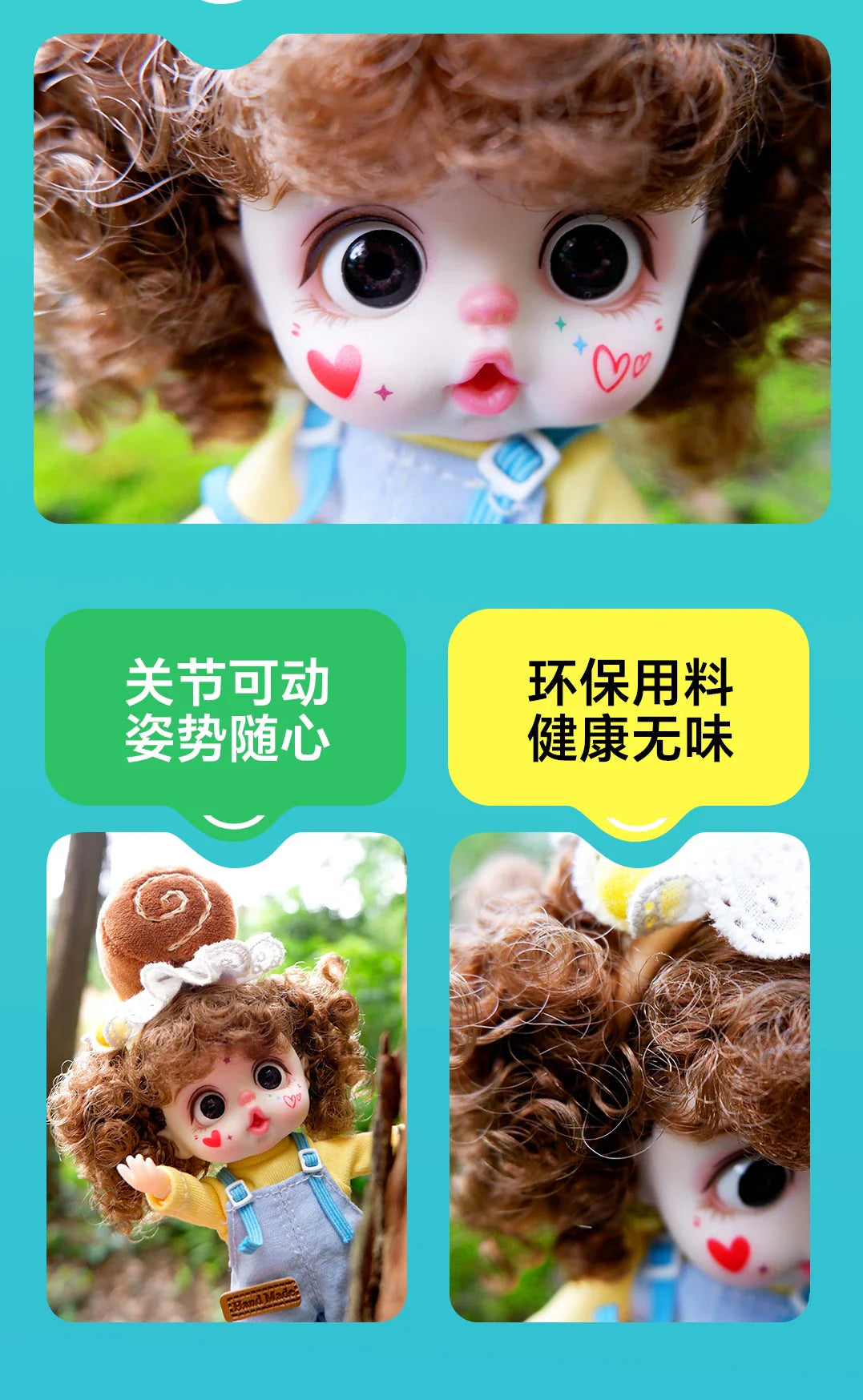 bjd doll Dolls for girls Labbu doll pocket mini blyth girl Doll Barbi cry Baby Rainbow Ball jointed doll Mobile phone Decoration