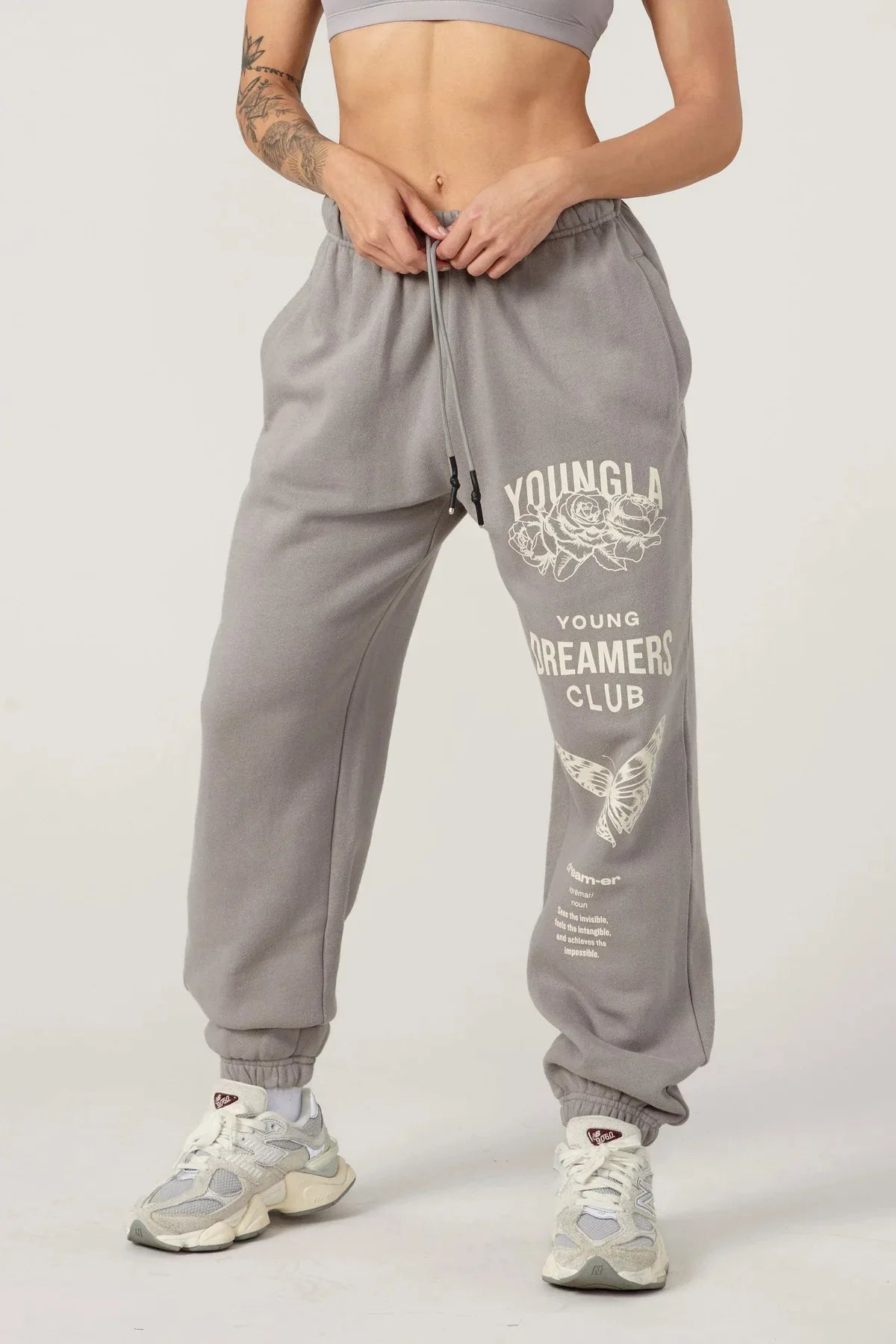sweatpants gym bodybuilding running training pants cotton terry printed