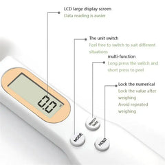 Electronic Kitchen Scale Spoon Weight Measuring Spoon LED Digital Scale Coffee Tea