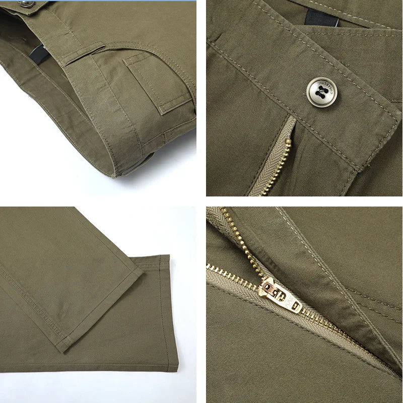 Dayton Olive Stretch Chinos:Mens Suit Pants Cotton Casual Stretch Male Trousers