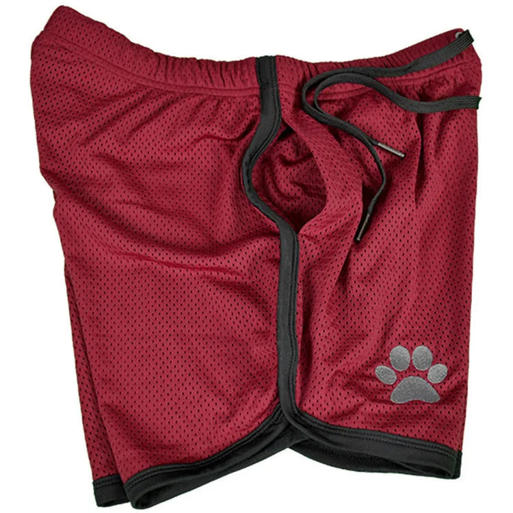 Summer fitness shorts Loose running shorts Men's jogging sports Breathable mesh shorts Thin trend men's three-quarter pants