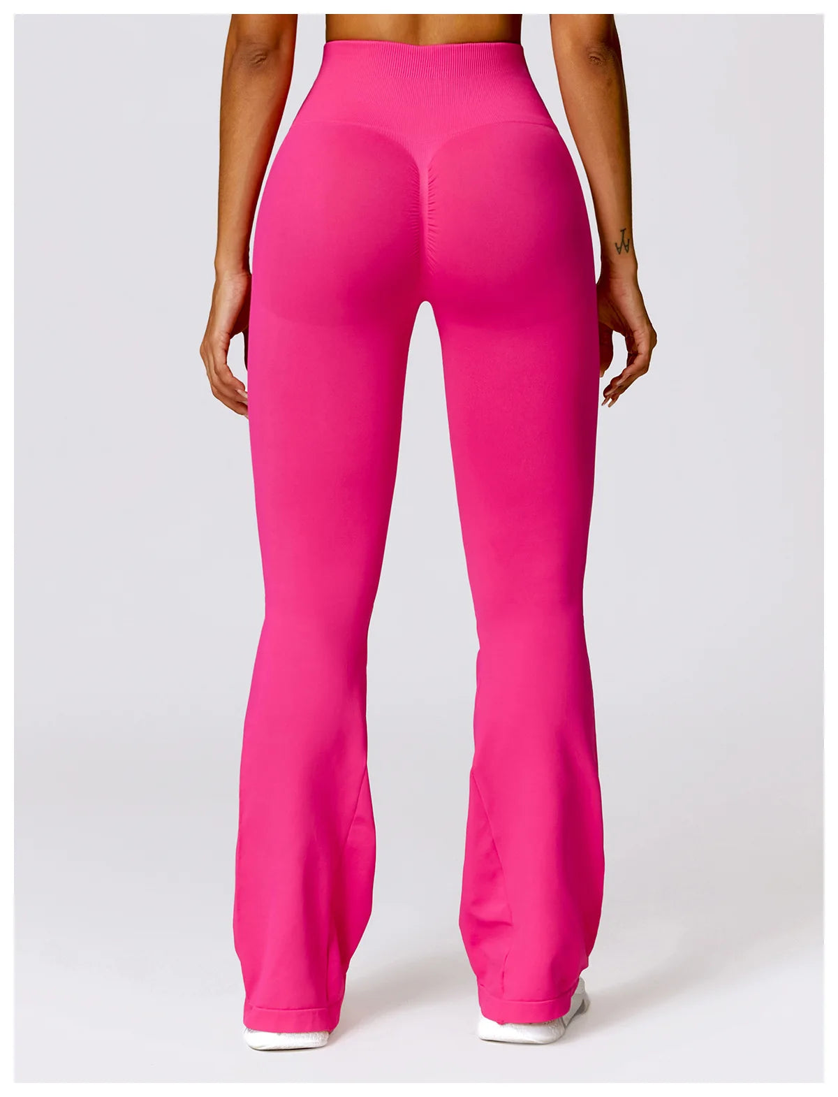 Seamless Flared Leggings Scrunch Sports Leggings Women Gym Yoga Flared Pants