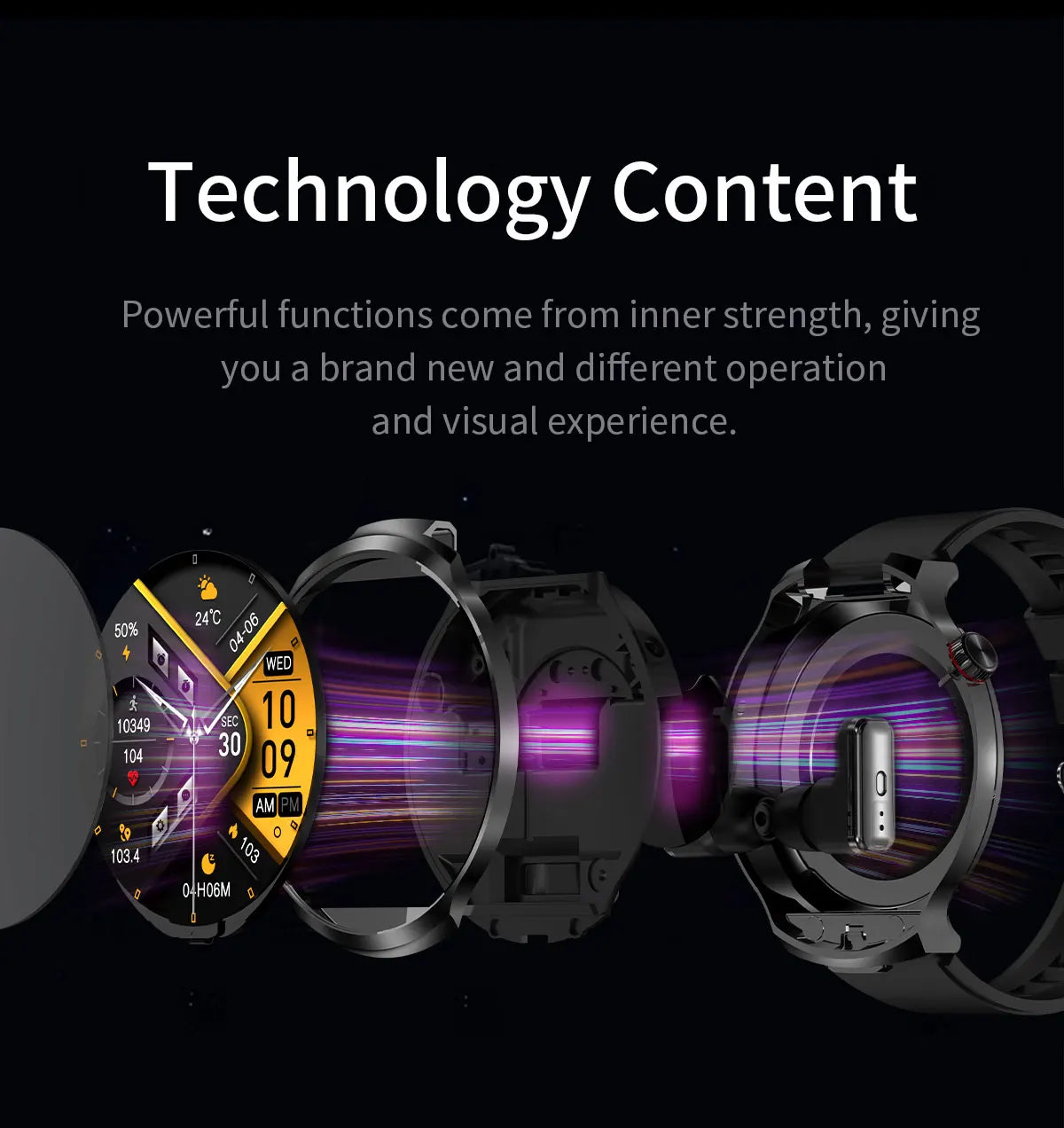 LIGE 2025 New TWS 2-In-1 Headset Smart Watch 1.85" Bluetooth Call Men Earphone Smartwatch Heart Rate Health Monitor Music Watch