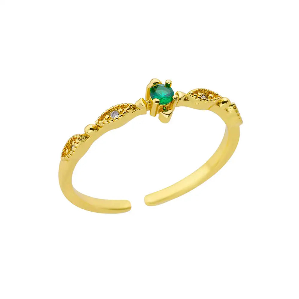 Wedding Rings For Women Gold Color Open Finger Ring Party Jewelry