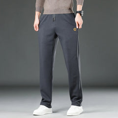 Men's Casual Pants Winter Fall Men's Warm Thick Imitation Cotton Pants