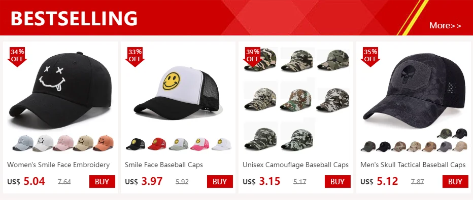 Women's Smiley Face Embroidery Baseball Caps Kpop Black Cotton Adjustable