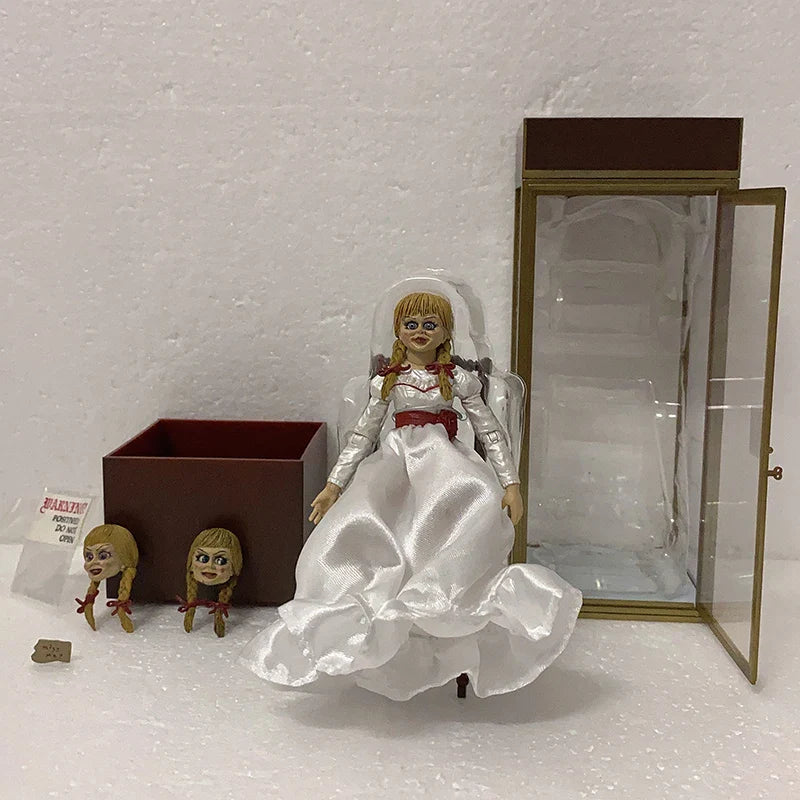 NECA Figure Annabelle Comes Home Annabelle Figures Action Figure Model Toy Doll 18cm 7inch Real Clothes Joint Movable Decoration