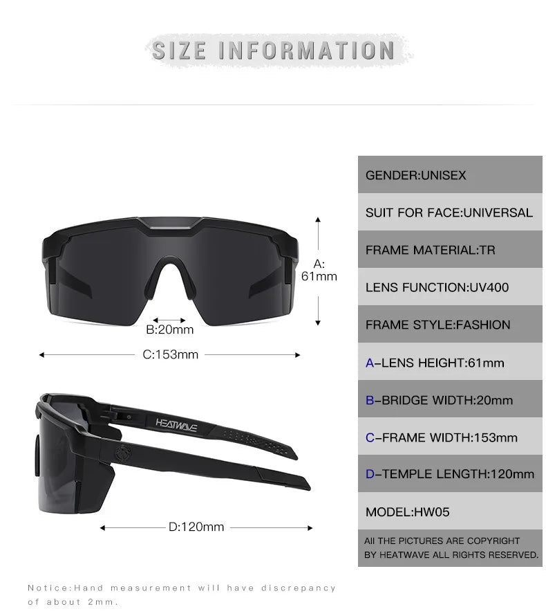 outdoor sports windproof sunglasses for men women