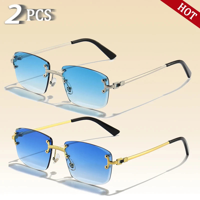 Sunglasses Men Women UV400 Small Gradient Sun Glasses For Men