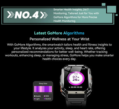 Blackview W70 Pro Sports Fitness Smart Watch 2.01 Screen Bluetooth Talking Watch LED Flashlight Outdoor Smart Watch With Compass