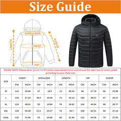 Smart Heated Jacket, Men's and Women's Winter Warm Jacket