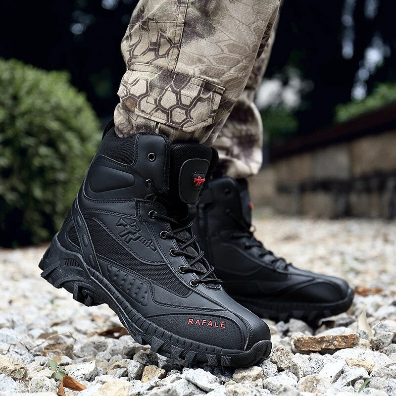 Military Leather Boots Special Force Tactical Desert Combat Men's Boots Ankle Boots