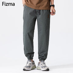 Men Pants Soft Fabric Casual Pant Spring Summer Cargo Pants Men Washed